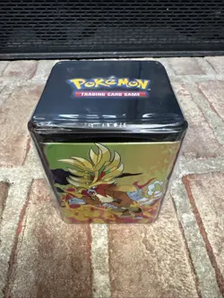 Pokemon TCG Stacking Tins Factory SEALED - NEW 2025 3 Booster Packs 2 Stickers - Image 5