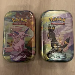 Pokemon TCG Scarlet & Violet Prismatic Evolutions Mini Tin x2 - SEALED IN-HAND✅ - Image 1