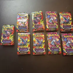 Lot of 45x Phantasmal Flames Packs from ETBs Pokemon RESEALED RD - Image 1