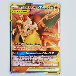 Charizard & Braixen GX 22/236 Sm-Cosmic Eclipse Holo HP Pokemon TCG - Image 1