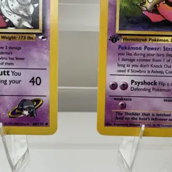 Vintage Pokemon Gym Heroes 1st Edition Sabrina's Slowbro 60/132 Slowbro 43/62 - Image 5