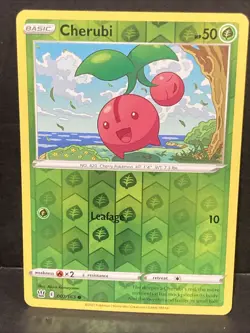 Cherubi Pokemon SWSH05 Sword & Shield Battle Styles Reverse Holo 007/163 TCG - Image 1