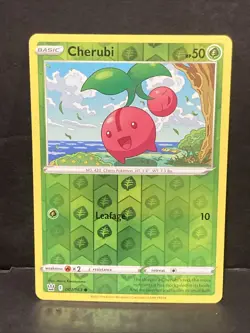 Cherubi Pokemon SWSH05 Sword & Shield Battle Styles Reverse Holo 007/163 TCG - Image 2
