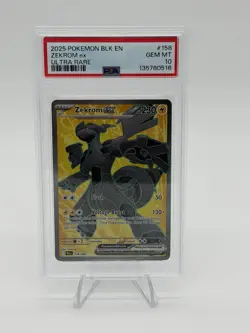 Pokemon TCG Zekrom EX Black Bolt #158 Ultra Rare PSA 10 Gem Mint 💎 - Image 1