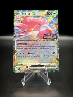 Blissey ex 134/167 Pokemon Twilight Masquerade Stamped Promo Near Mint - Image 1
