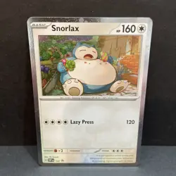 Pokemon TCG Snorlax SVP 122 Cosmos Holo Twilight Masquerade Promo NM - Image 1