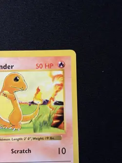 Pokemon Charmander Base Set 46/102 SHADOWLESS Vintage WOTC (LP Condition) - Image 3