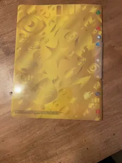 Vtg Pokemon TCG pikachu world collection 2000 folder only no inserts - Image 2