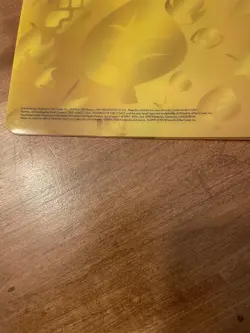 Vtg Pokemon TCG pikachu world collection 2000 folder only no inserts - Image 3