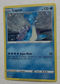 Pokemon TCG Lapras SWSH051 Cosmos Holo HD Swirl Black Star Promo NM - Image 1