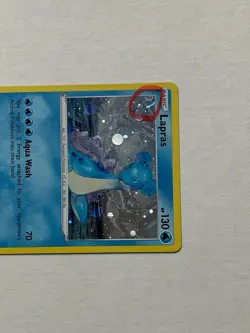 Pokemon TCG Lapras SWSH051 Cosmos Holo HD Swirl Black Star Promo NM - Image 2
