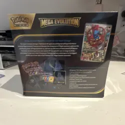 Pokemon TCG Elite Trainer Box Mega Evolution Lucario Promo 9 Packs English - Image 2