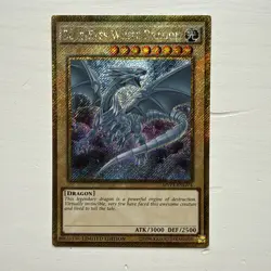 Blue-Eyes White Dragon MVP1-ENGV4 Gold Secret Rare Limited Edition - Image 1