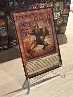 YuGiOh! Masked HERO Furnace - Super Rare 1st Edition (MZMU-EN015) - Image 3