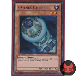 Yugioh R-Genex Crusher HA03-EN016 Super Rare 1st Edition NM - Image 1