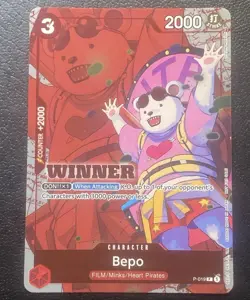 Bepo Winner Promo Pack Vol. 7 One Piece Foil Card P-019 - Image 1