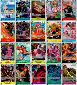 One Piece Card Game 20x SR Super Rare Lot JP Near Mint - Image 1