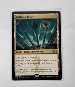 MTG Raffine's Tower 254 Streets of New Capenna Magic the Gathering Card NM - Image 1
