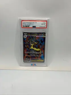 PSA 8 Mega Lucario EX Full Art Mega Evolution Pokemon Card ✊ - Image 1