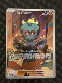 Pokemon Marshadow Mega Evolution Holo Rare Illustration Card 146/132 - Image 1