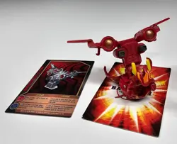 Bakugan Gundalian Invaders Helix Dragonoid 600G & Copper Jetkor 60G w/ Card - Image 1
