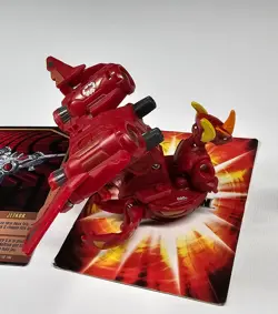 Bakugan Gundalian Invaders Helix Dragonoid 600G & Copper Jetkor 60G w/ Card - Image 4