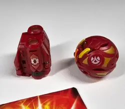 Bakugan Gundalian Invaders Helix Dragonoid 600G & Copper Jetkor 60G w/ Card - Image 5