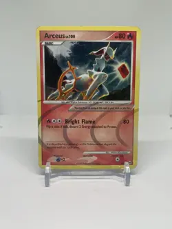 Arceus AR3 2009 Platinum Arceus Pokemon Card Nintendo Holo Rare Exclusive - HP - Image 1