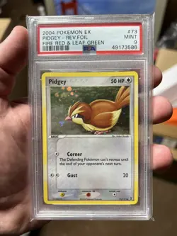 2004 Pokemon EX Fire Red Leaf Green #73 Pidgey Reverse Foil PSA 9 Card MINT FRLG - Image 1