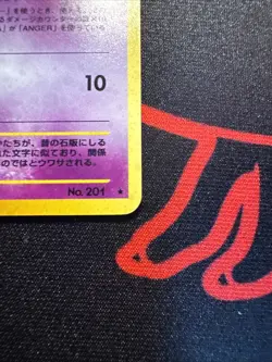 Unown a No.201 Neo Discovery Holo Card Japanese Pokemon TCG MP Condition. - Image 2