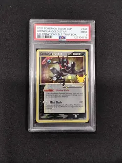 PSA 9 Greninja Star SWSH144 SWSH: Sword & Shield Promo Cards Holo - Image 1