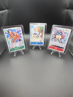 One Piece Card Game Promo Lot – Koby P-014, Nami P-053, Bartolomeo P-029 – - Image 1
