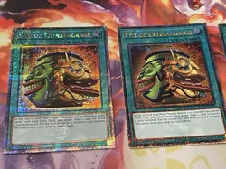 Yugioh 3x Pot Of Extravagance RA01-EN059 Quarter Century Secret Rare - Image 3