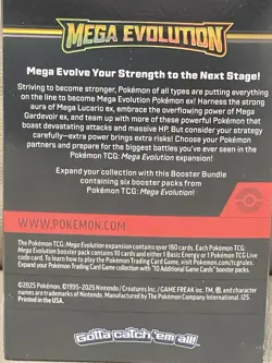 Pokemon TCG Mega Evolution Booster Bundle 6 packs NEW Sealed Cards - Image 2
