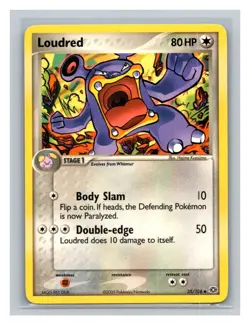 Loudred #35/106 Emerald Pokemon Trading Card TCG Nintendo 2005 - Image 1
