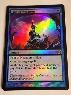 Mtg Pact of Negation Future Sight Foil ! Nm Clean Card! See Photos! - Image 1