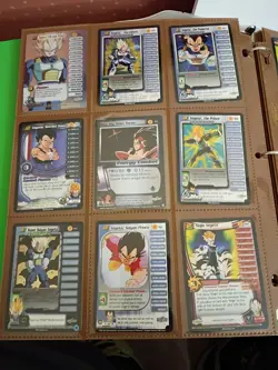 DBZ CCG Saiyan SAGA HOLO FOIL LIMITED Rare Dragon Ball Z Score TCG Card LOT Mint - Image 1