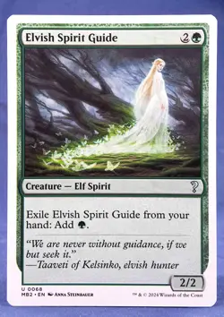 Elvish Spirit Guide -White Border- MTG - Mystery Booster 2 - Excellent NM - Image 1