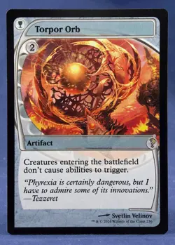 Torpor Orb (Future Sight) - MTG - Mystery Booster 2 - NM Excellent - Image 1