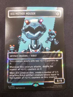 Big Mother Mouser (Borderless) (Surge Foil) Commander: Teenage Mutant Ninja... - Image 1