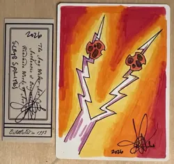 MTG ARTIST PROOF WB Italian Scryb Sprites AP Sketch Art Amy WEBER - Image 1