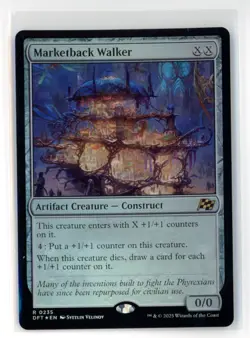 MtG DFT Marketback Walker #235 FOIL - Image 1