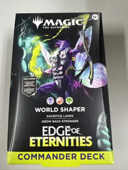 MAGIC THE GATHERING: EDGE OF ETERNITIES - RETAIL COMMANDER DECK - "WORLD SHAPER" - Image 1