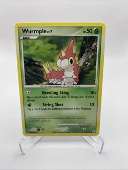 Wurmple Diamond and Pearl 104/130 Pokemon Card - Image 1