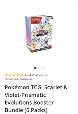 POKEMON SCARLET VIOLET PRISMATIC EVOLUTIONS BOOSTER BUNDLE LOT OF 4 NEW SEALED - Image 1