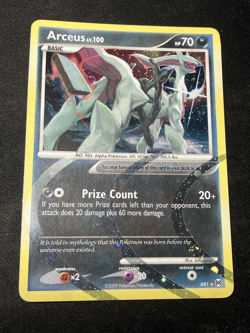 Pokemon Arceus AR1 Holo Rare 2009 Platinum Ungraded Childhood Collection - Image 1