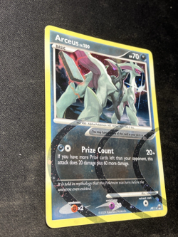 Pokemon Arceus AR1 Holo Rare 2009 Platinum Ungraded Childhood Collection - Image 2