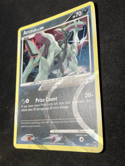 Pokemon Arceus AR1 Holo Rare 2009 Platinum Ungraded Childhood Collection - Image 3