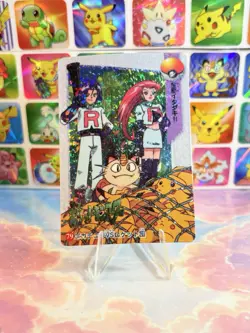 Pokemon Vintage Pocket Monsters Vending HOLO Prism Sticker 1998 Nintendo Japan - Image 1