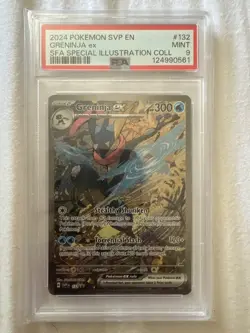 Pokemon TCG Greninja ex Special #132, Black Star Promo PSA 9 - Image 1